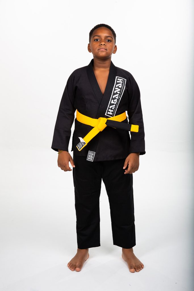 Kimono Haganah Basic Infantil - Preto
