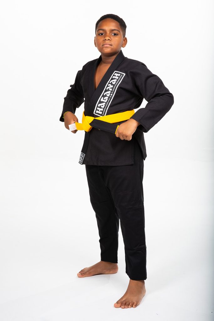 Kimono Haganah Basic Infantil - Preto